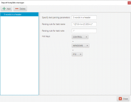 Quick clipboard conversion into a task or note